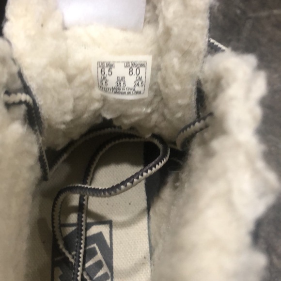 Grey Suede Winter Vans - Picture 7 of 9